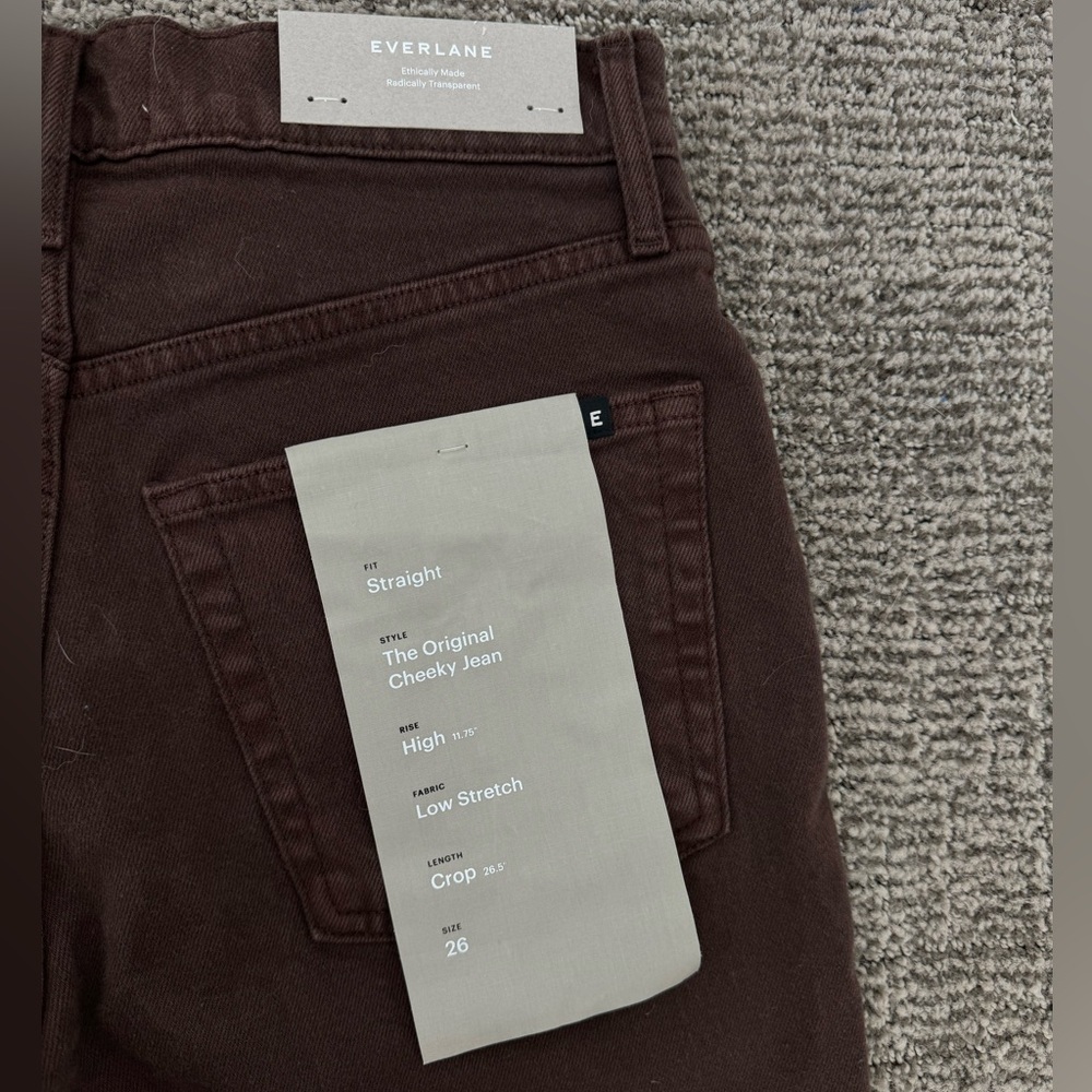 Everlane Brown Original Cheeky Jean